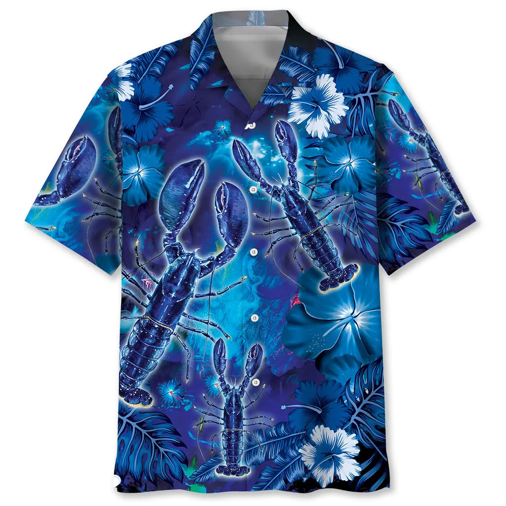 Hawaiian Shirt / Adults / S Lobster Tropical Hawaiian Shirt