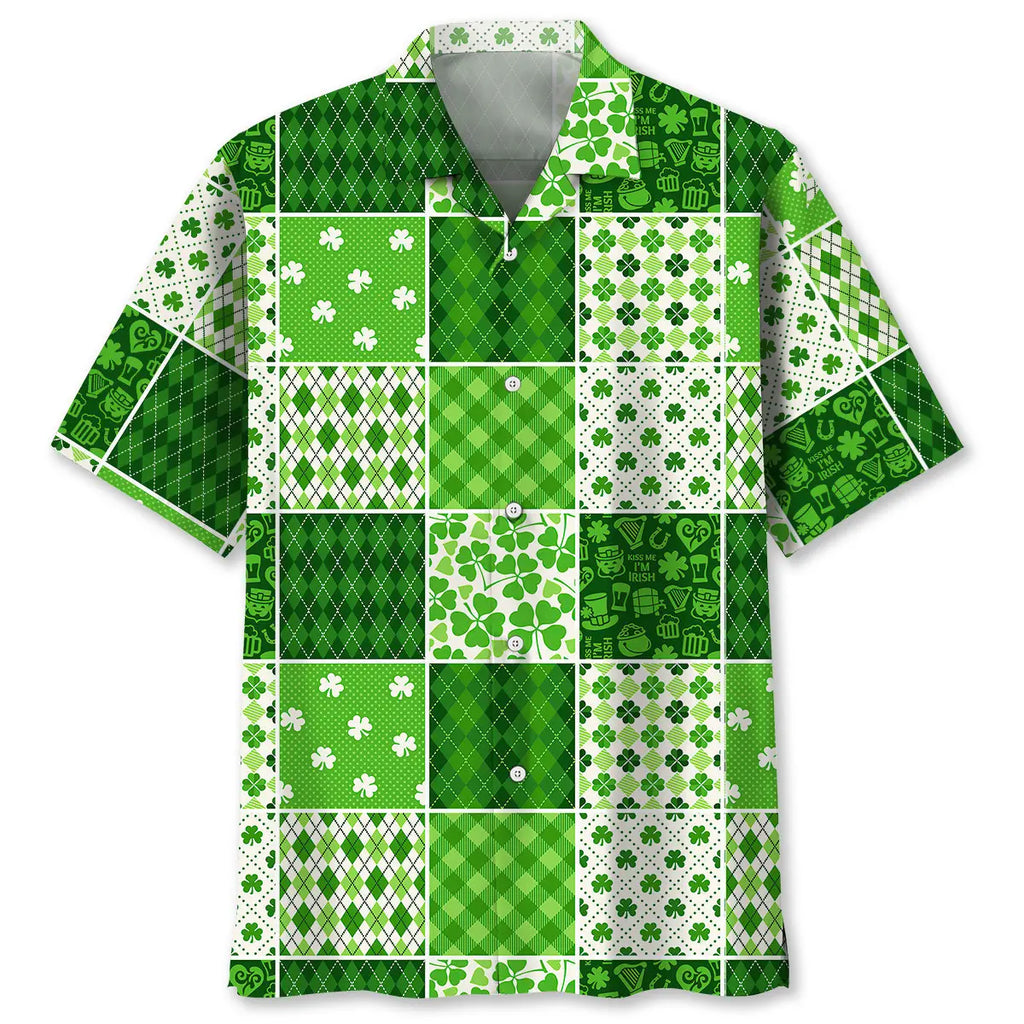 Hawaiian Shirt / Adults / S Lucky Irish St.Patrick Day Hawaiian Shirt