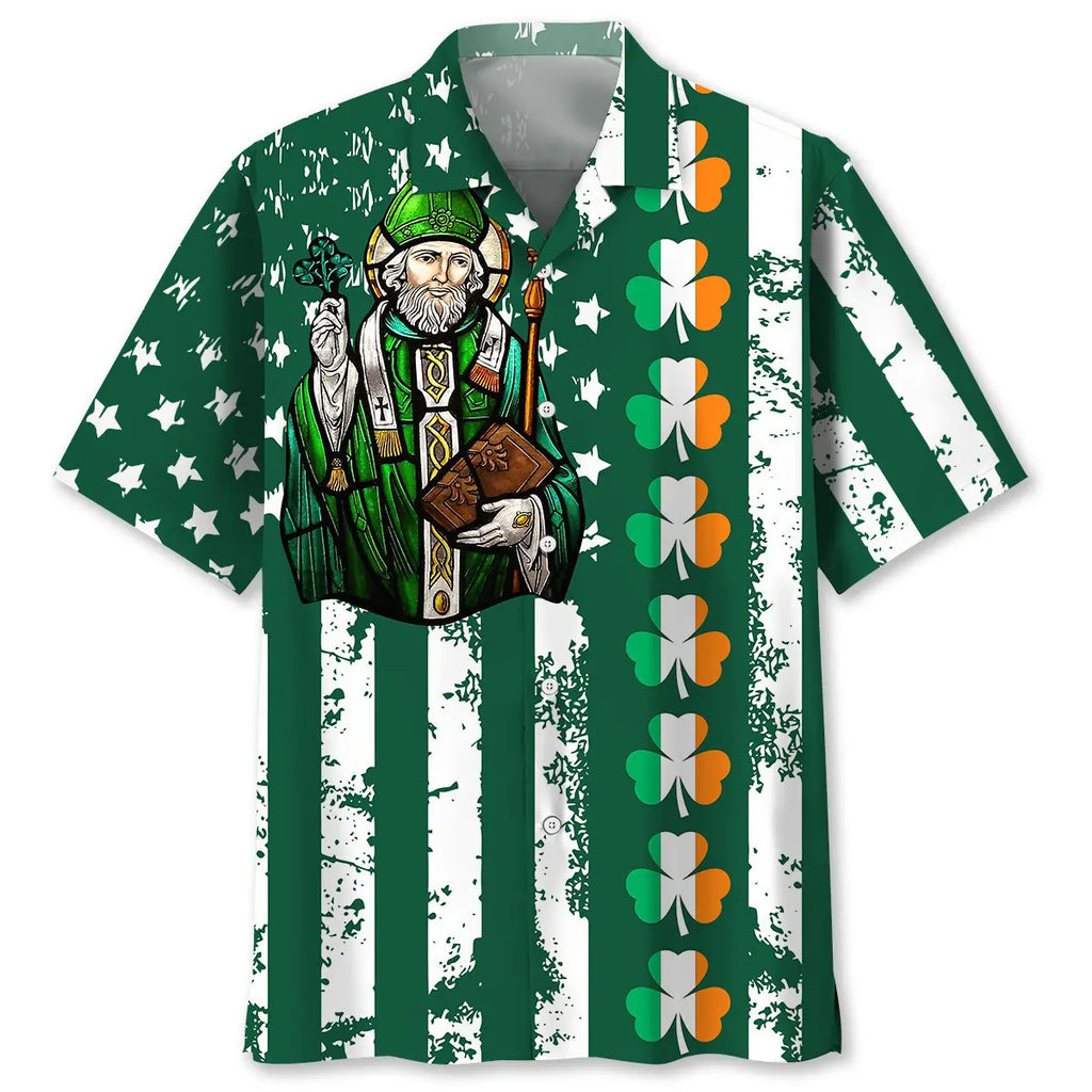 Hawaiian Shirt / Adults / S Lucky Vintage Irish St.Patrick Day Hawaiian Shirt