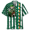 Hawaiian Shirt / Adults / S Lucky Vintage Irish St.Patrick Day Hawaiian Shirt