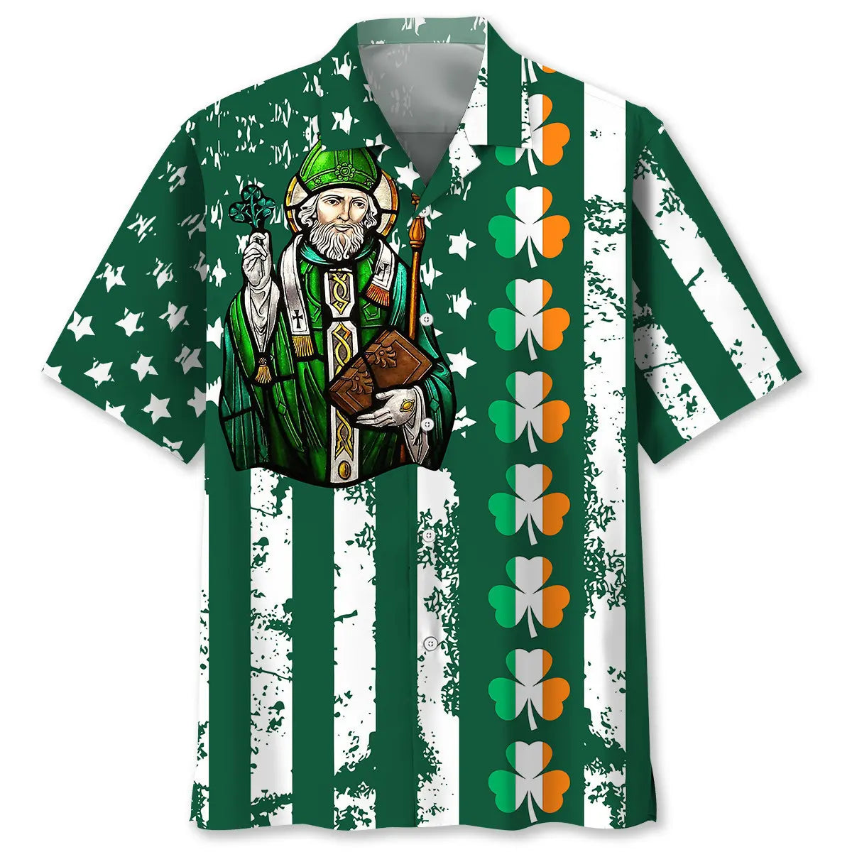 Hawaiian Shirt / Adults / S Lucky Vintage Irish St.Patrick Day Hawaiian Shirt