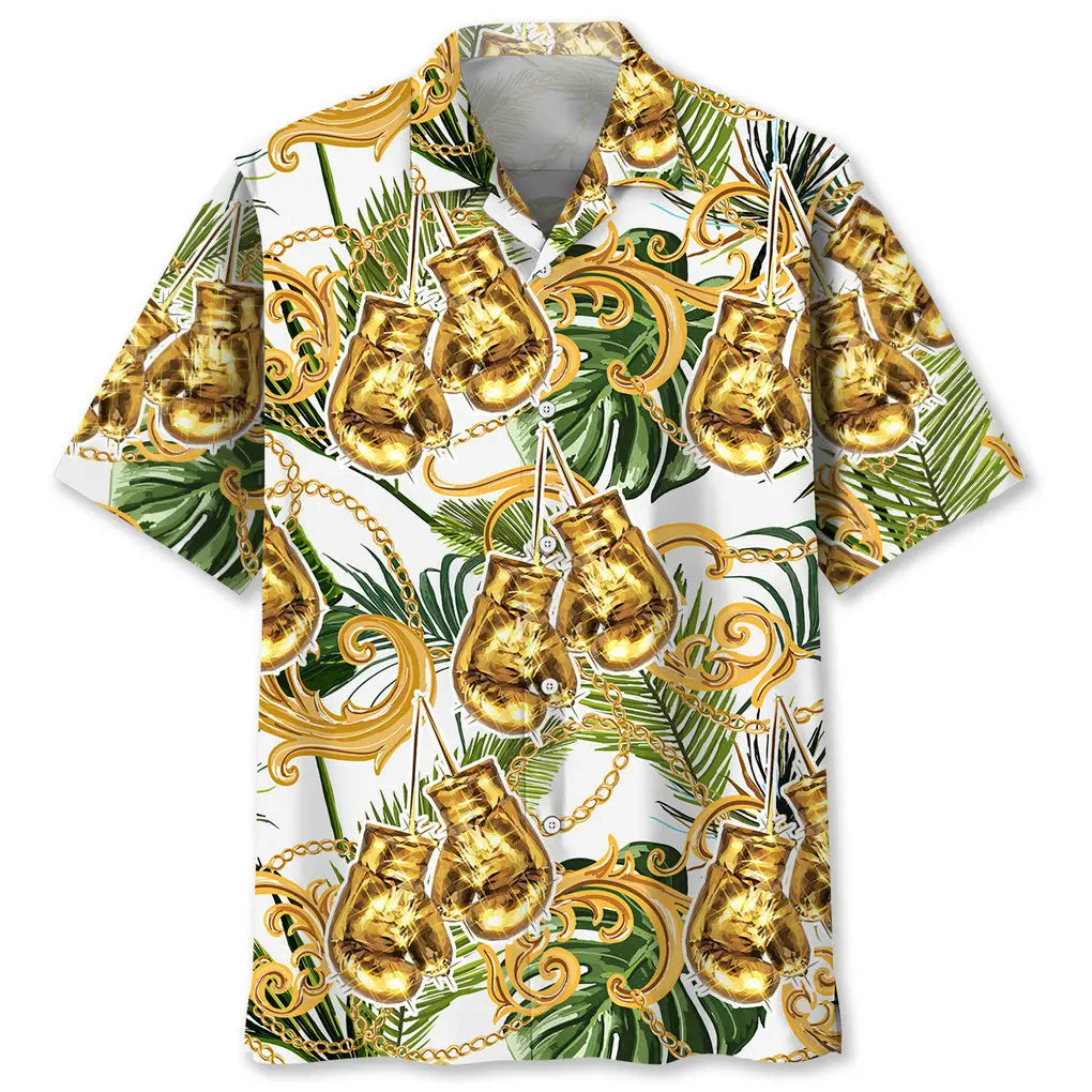 Hawaiian Shirt / Adults / S Luxury Tropical Boxing Hawaiian Shirt