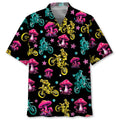 Hawaiian Shirt / Adults / S Magic Mushroom Dirt Bike Racing Hawaiian Shirt