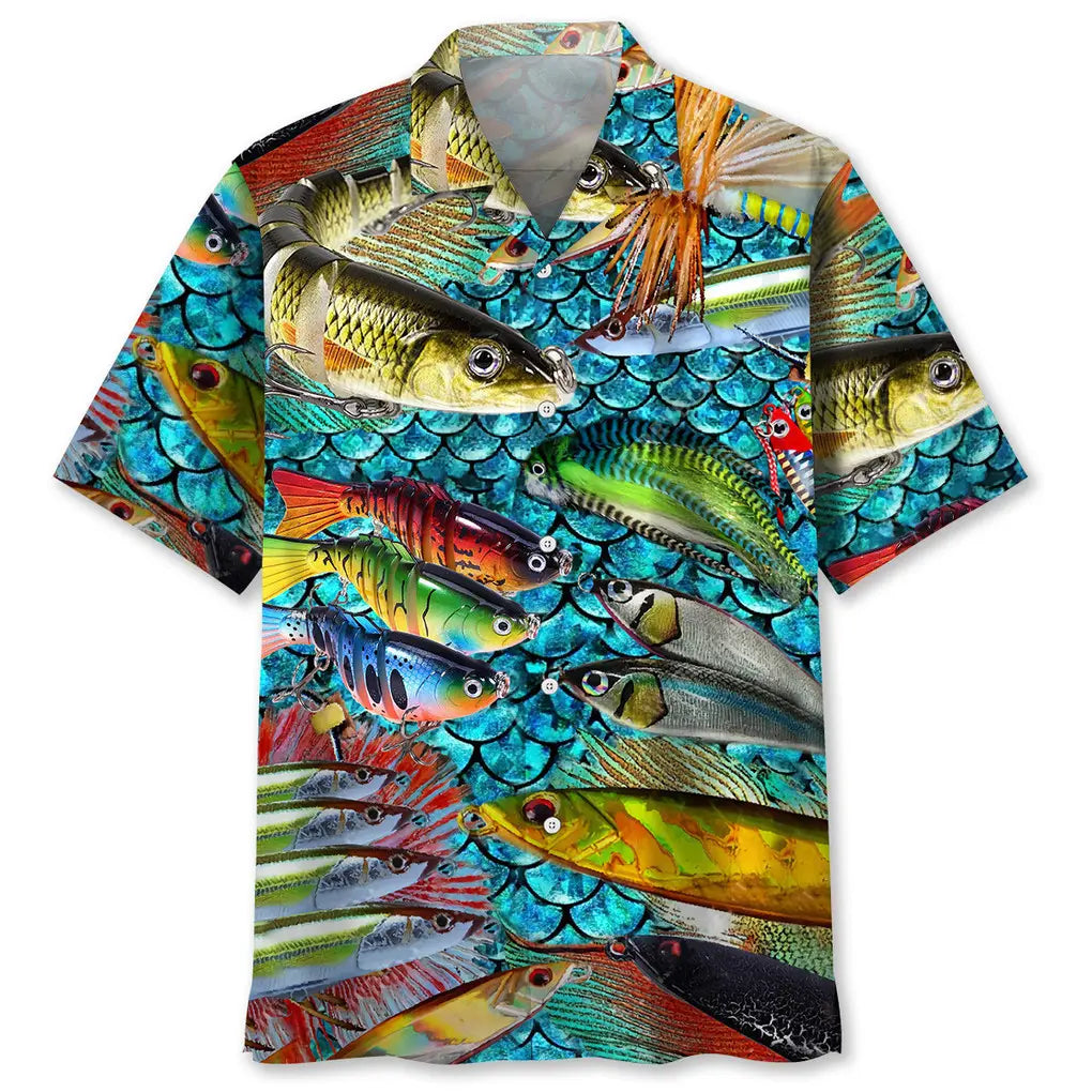 Hawaiian Shirt / Adults / S Master Baiter Fishing Hawaiian Shirt
