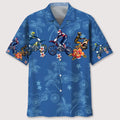 Hawaiian Shirt / Adults / S motocross flower tropical hawaiian shirt