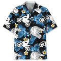 Hawaiian Shirt / Adults / S Motocross Nature Hawaiian Shirt