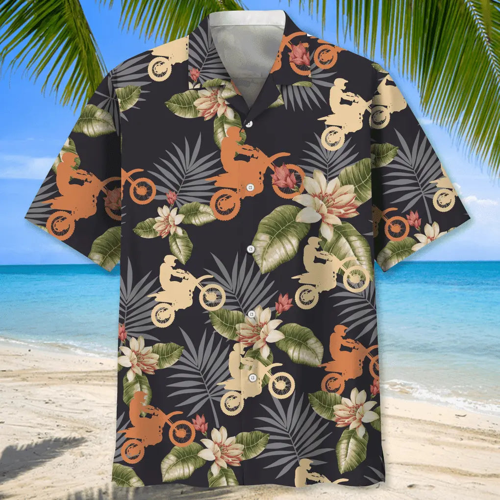 Motocross Tropical Hawaiian Shirt