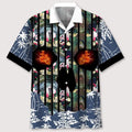 Hawaiian Shirt / Adults / S Motorcycle Flower Skull Hawaiian Shirt