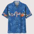 Hawaiian Shirt / Adults / S Motorcycle Flower Tropical Hawaiian Shirt