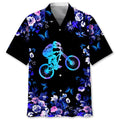 Hawaiian Shirt / Adults / S Mountain Bike Hawaiian Nature Hawaiian Shirt