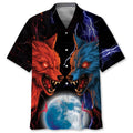 Hawaiian Shirt / Adults / S Mythology Wolf Hawaiian Shirt