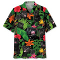 Hawaiian Shirt / Adults / S Naughty Pug Hawaiian Shirt