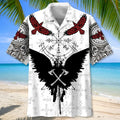 Hawaiian Shirt / Adults / S Norse Viking Hawaiian Shirt