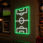 occer Bar Neon Sign - Soccer Field LED Wall Decor