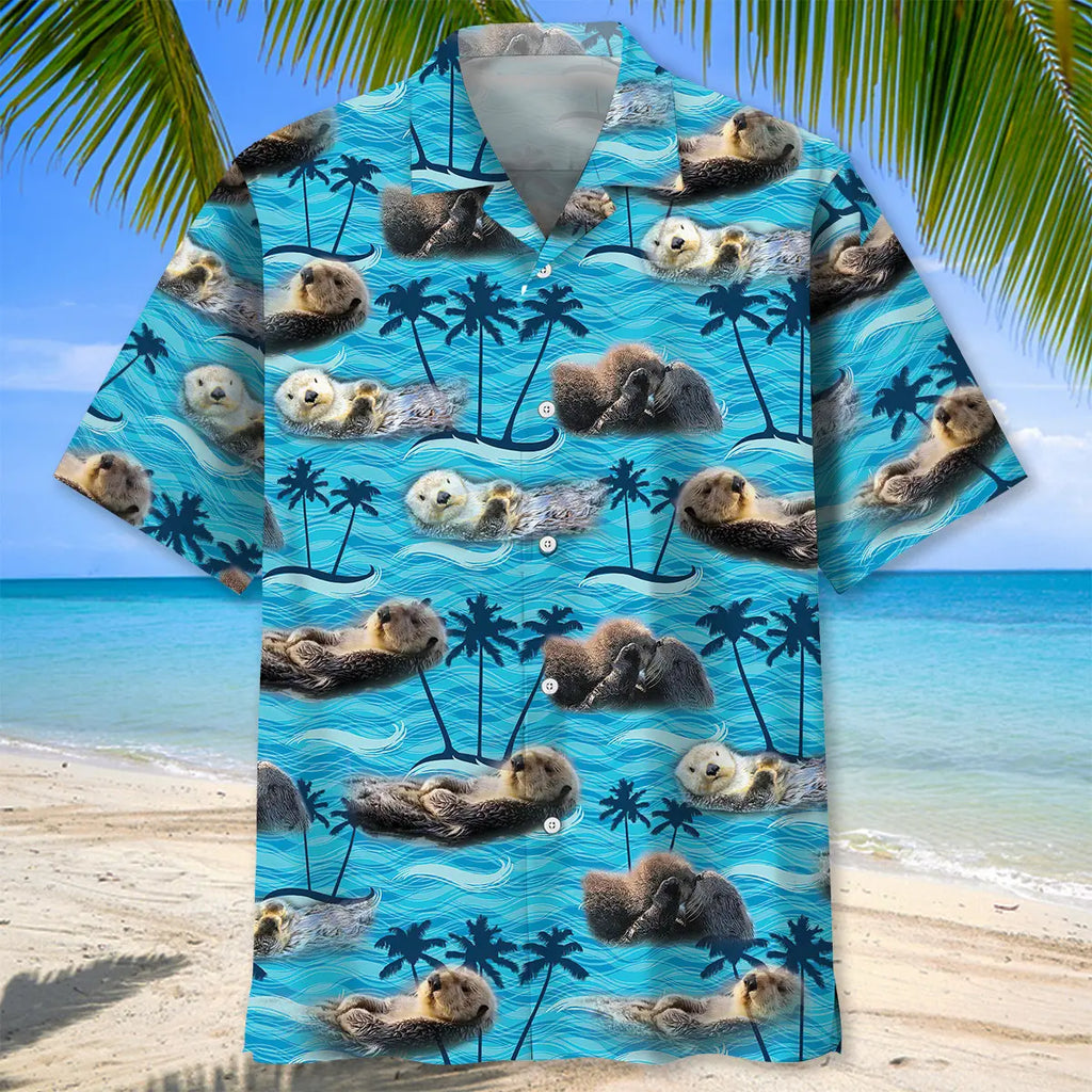 Otters Ocean Hawaiian Shirt