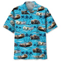 Hawaiian Shirt / Adults / S Otters Ocean Hawaiian Shirt