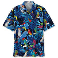 Hawaiian Shirt / Adults / S Parrot Blue Tropical Hawaiian Shirt