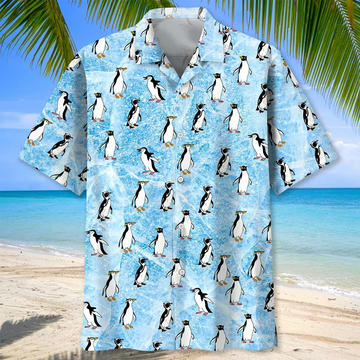 Penguins Ice Hawaiian Shirt