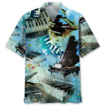 Hawaiian Shirt / Adults / S Piano Vintage Hawaiian Shirt