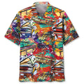 Hawaiian Shirt / Adults / S Piano Watercolor Hawaiian Shirt