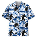 Hawaiian Shirt / Adults / S Pickleball Blue Nature Hawaiian Shirt