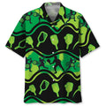 Hawaiian Shirt / Adults / S Pickleball Green Hawaiian Shirt