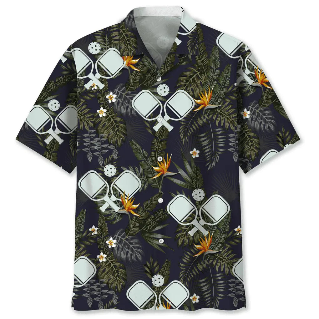 Hawaiian Shirt / Adults / S Pickleball Hawaiian Nature Hawaiian Shirt