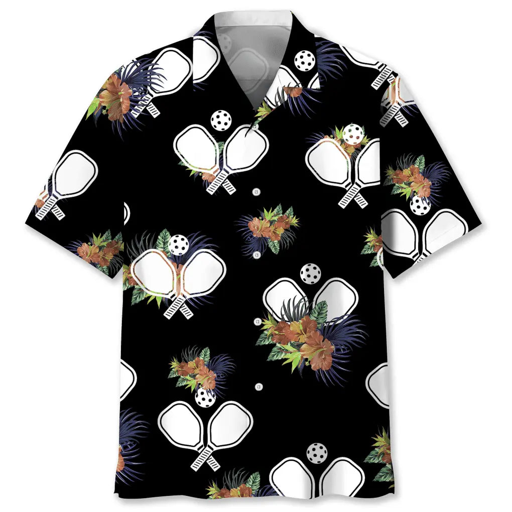 Hawaiian Shirt / Adults / S Pickleball Hawaiian Nature Hawaiian Shirt