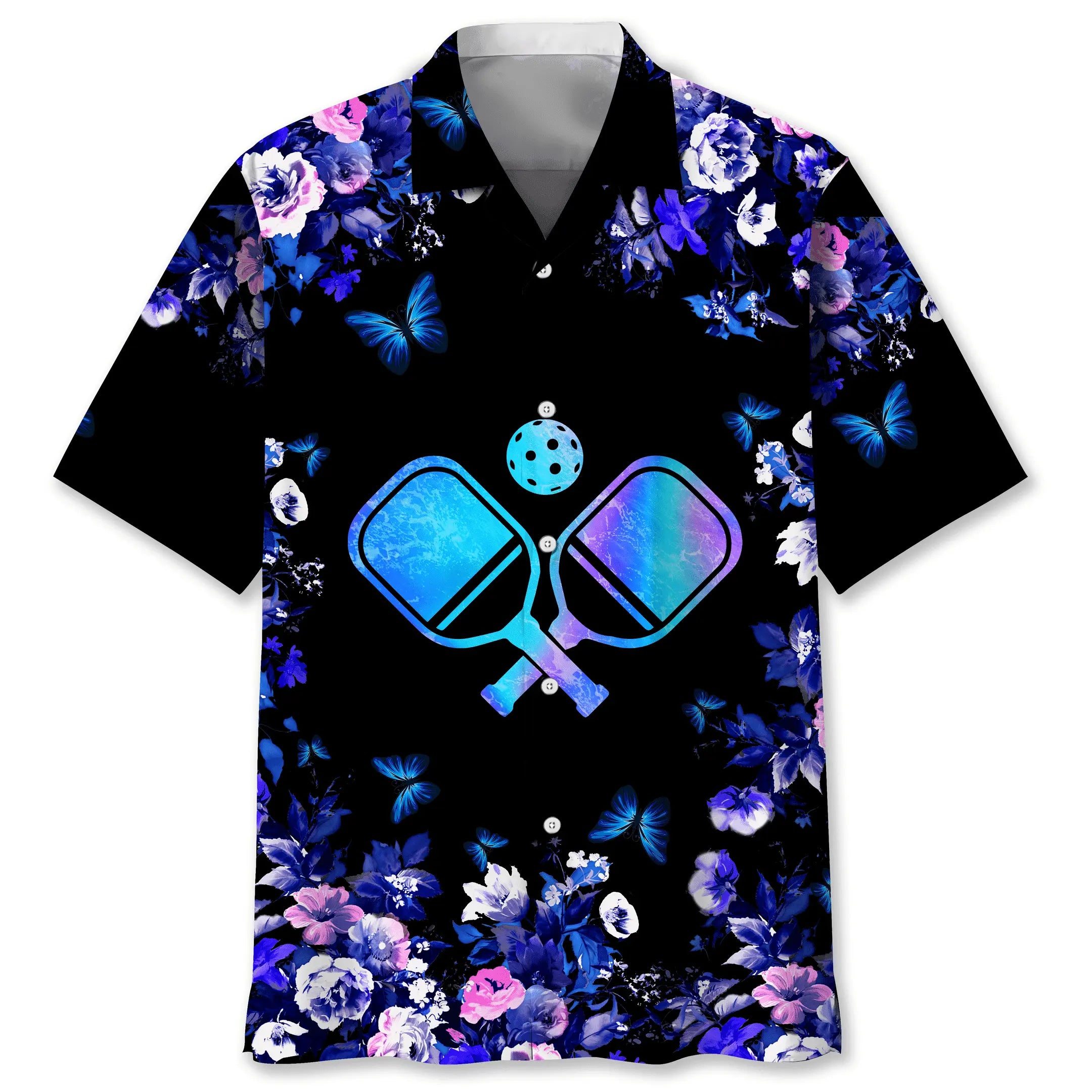 Hawaiian Shirt / Adults / S Pickleball Hawaiian Nature Hawaiian Shirt
