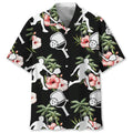 Hawaiian Shirt / Adults / S Pickleball Nature Flower Hawaiian Shirt