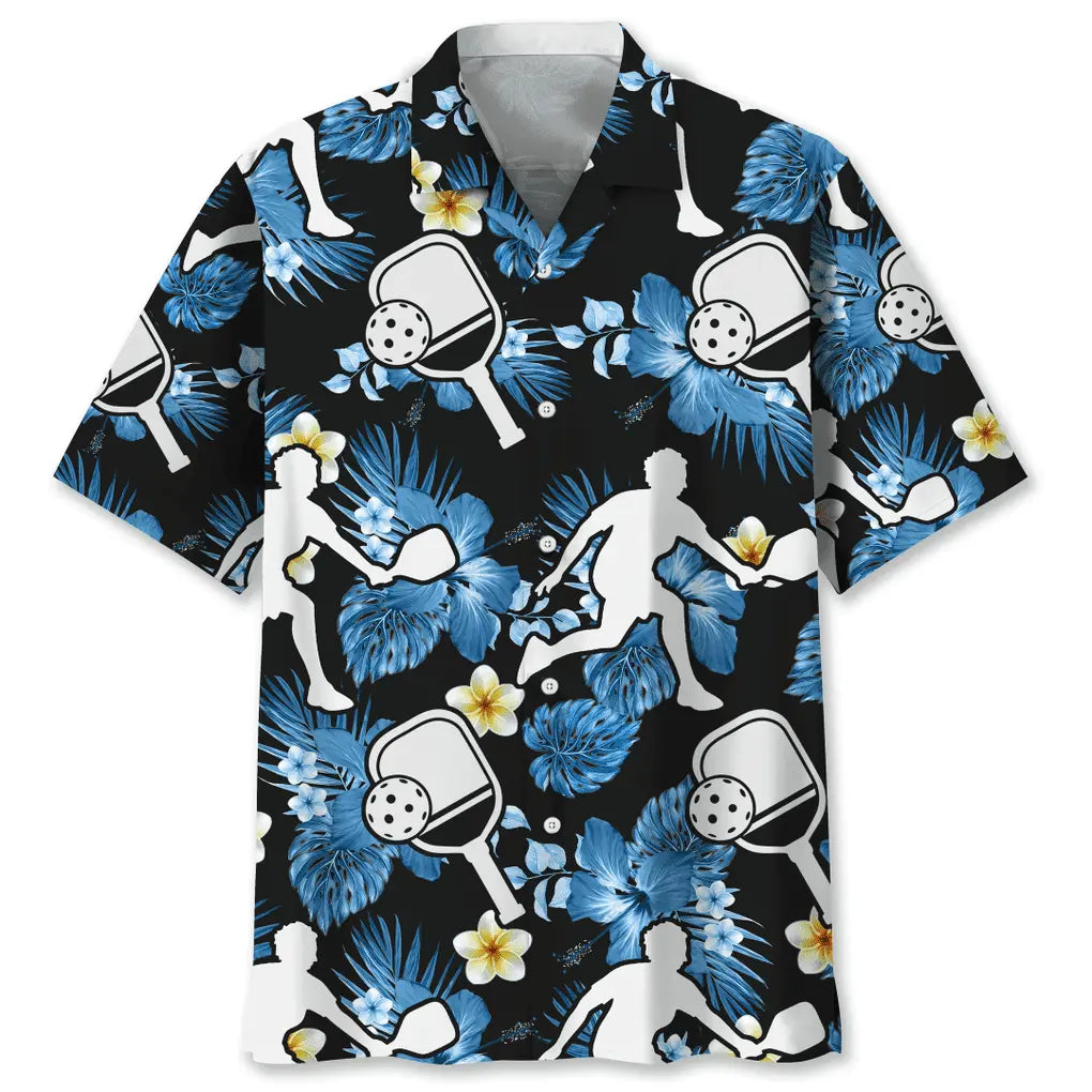 Hawaiian Shirt / Adults / S Pickleball Nature Hawaiian Shirt