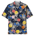 Hawaiian Shirt / Adults / S Pickleball Nature Hawaiian Shirt