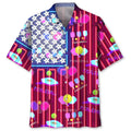 Hawaiian Shirt / Adults / S Pickleball Neon Hawaiian Shirt