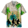 Hawaiian Shirt / Adults / S Pickleball Tree Vintage Hawaiian Shirt