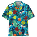 Hawaiian Shirt / Adults / S Pickleball Tropical Green Hawaiian Shirt