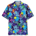 Hawaiian Shirt / Adults / S Pickleball Tropical Hawaiian Shirt