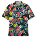 Hawaiian Shirt / Adults / S Pickleball Tropical Hawaiian Shirt