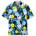 Hawaiian Shirt / Adults / S Pickleball Tropical Hawaiian Shirt
