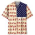 Hawaiian Shirt / Adults / S Pickleball Usa Hawaiian Shirt