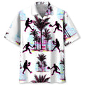 Hawaiian Shirt / Adults / S Pickleball White Hawaiian Shirt