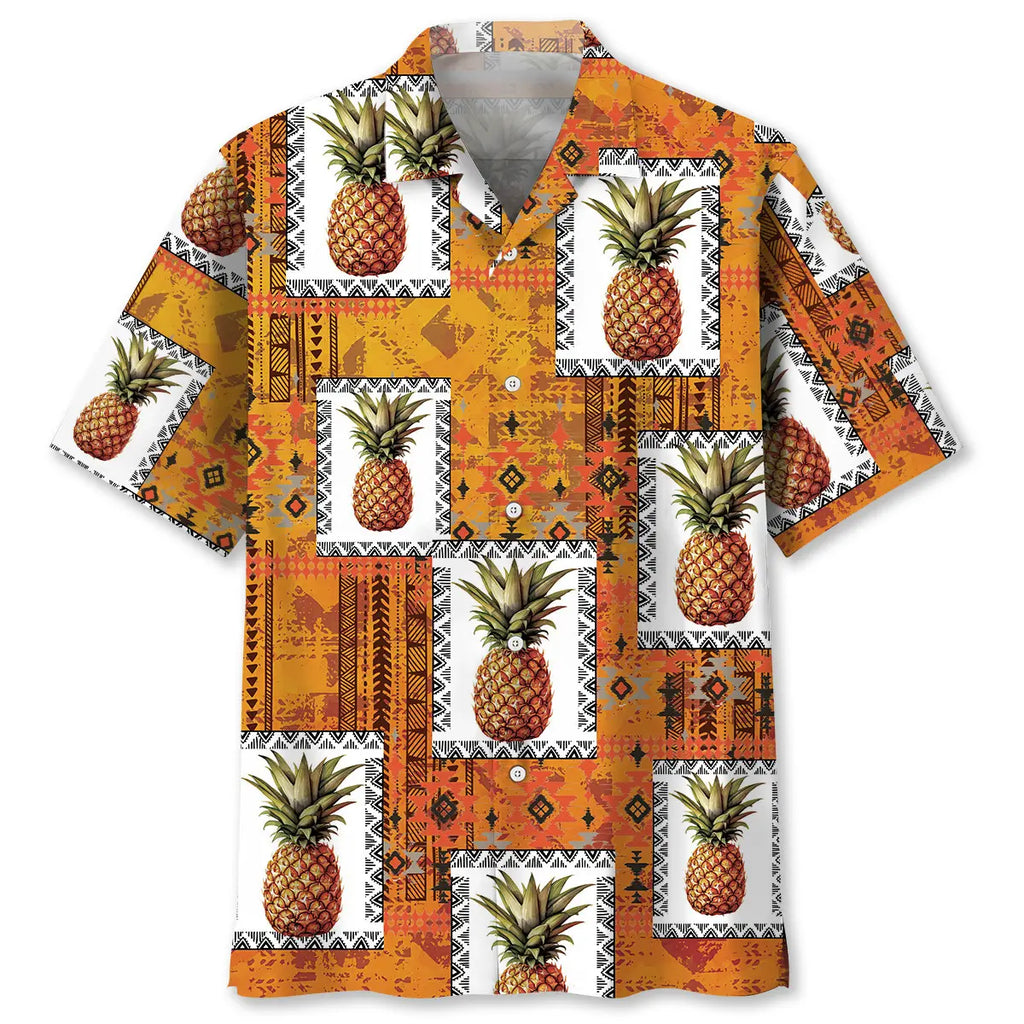 Hawaiian Shirt / Adults / S Pineapple Hawaiian Shirt Men