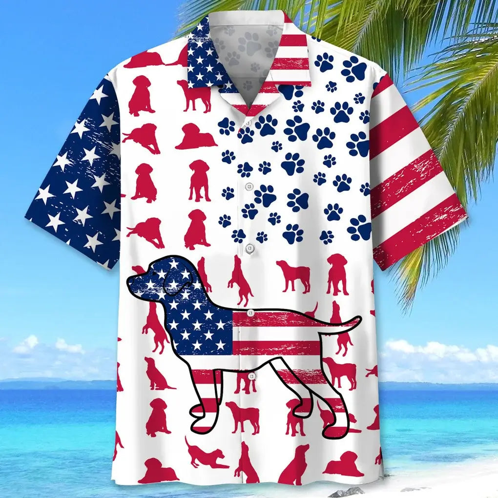 Pitbull Hawaiian Beach Hawaiian Shirt