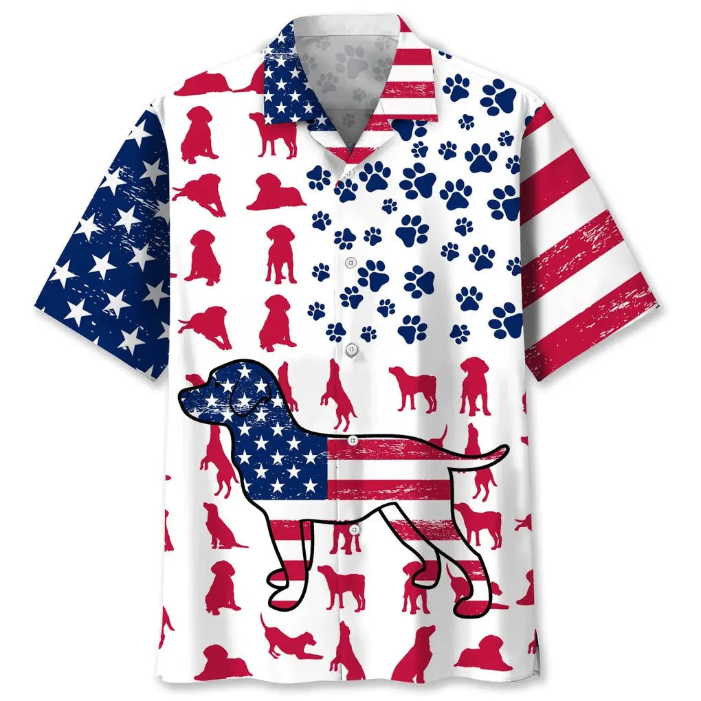 Hawaiian Shirt / Adults / S Pitbull Hawaiian Beach Hawaiian Shirt
