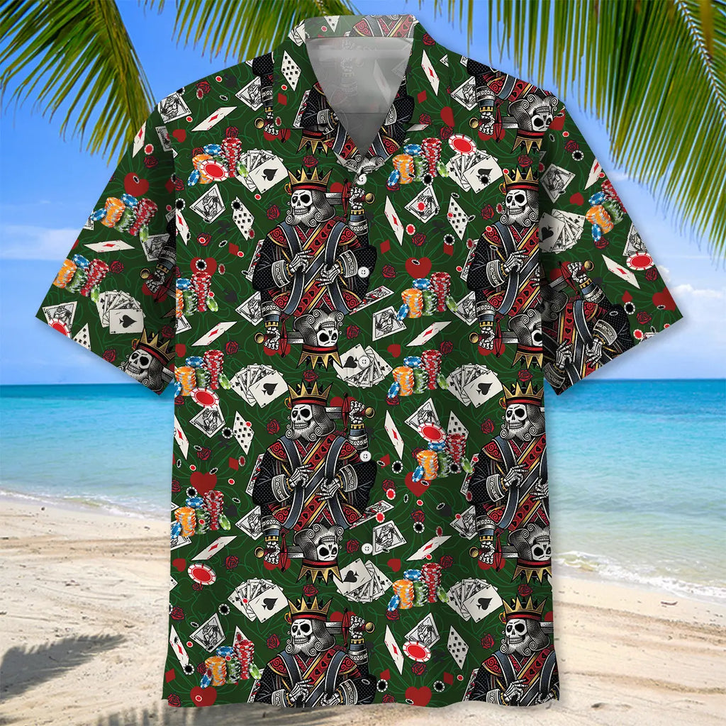 Poker Card Hawaiian Shirt