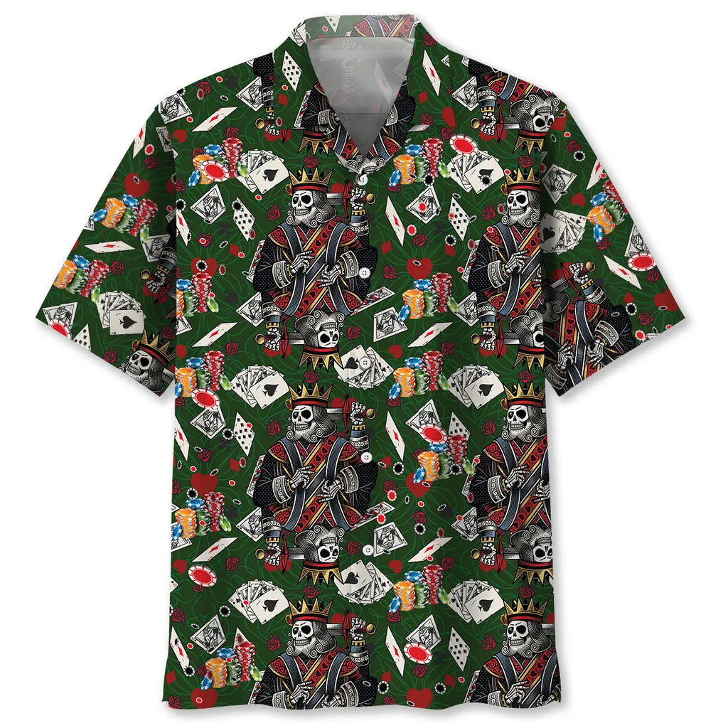Hawaiian Shirt / Adults / S Poker Card Hawaiian Shirt