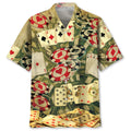 Hawaiian Shirt / Adults / S Poker Vintage Hawaiian Shirt