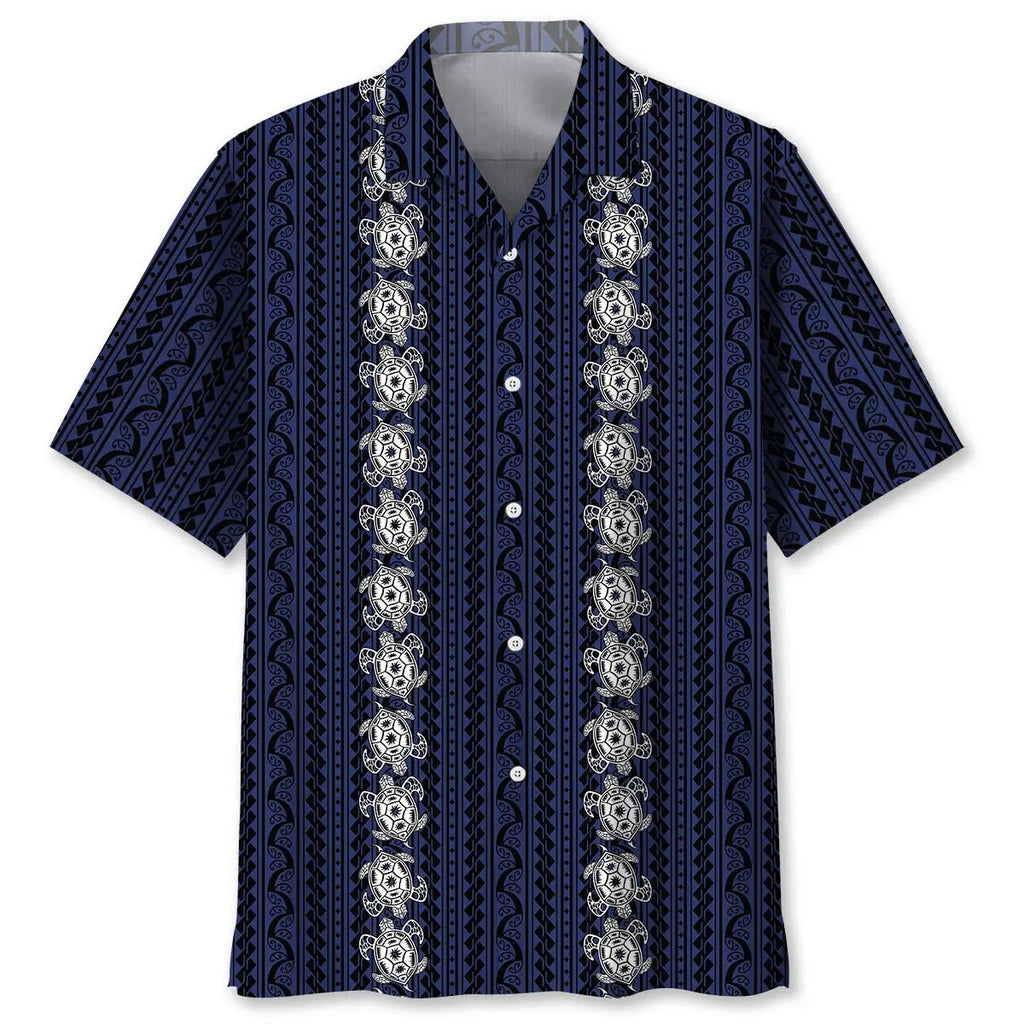 Hawaiian Shirt / Adults / S Polynesian Turtle Hawaiian Shirt