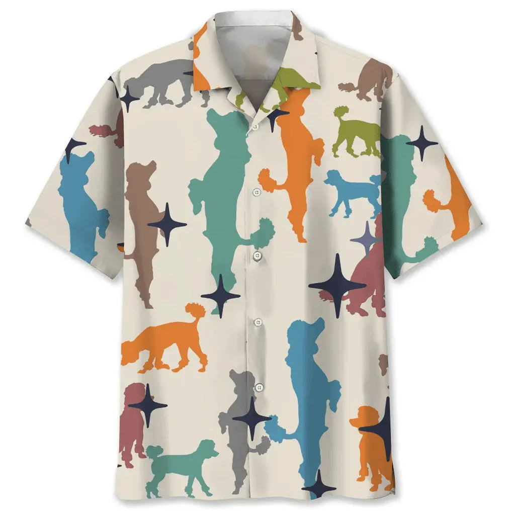 Hawaiian Shirt / Adults / S Poodle Hawaiian Shirt