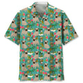 Hawaiian Shirt / Adults / S Pug Hawaiian Beach Hawaiian Shirt