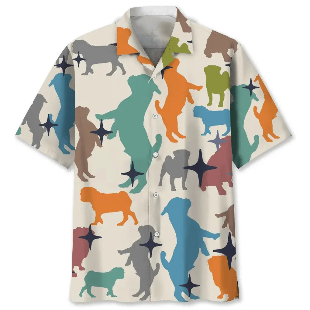 Hawaiian Shirt / Adults / S Pugs Hawaiian Shirt
